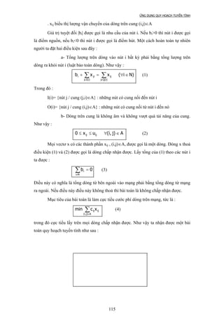Quy hoach tuyen tinh C4 | PDF