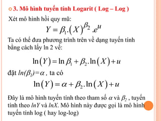 Các mô hình hồi qui 2