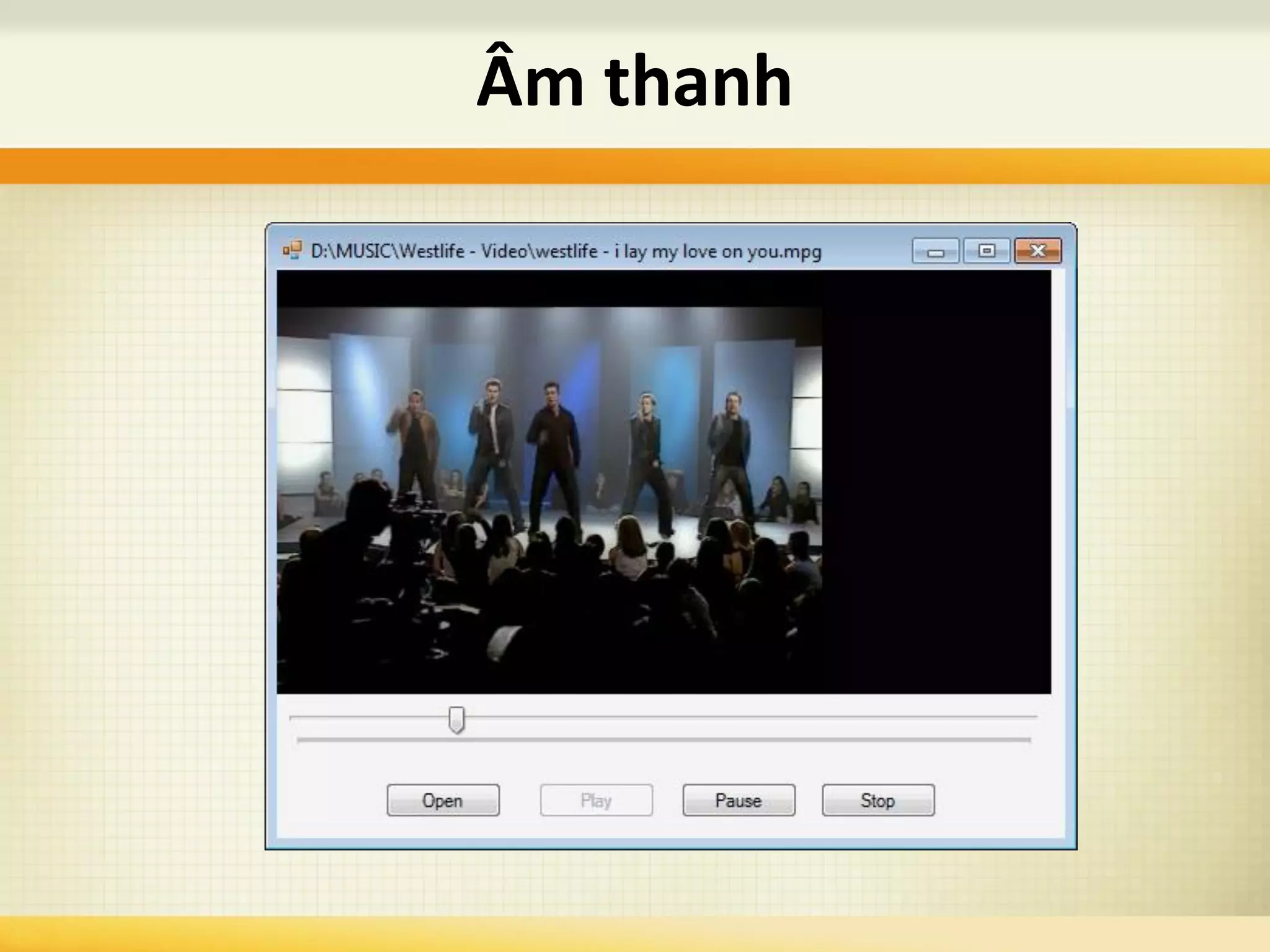 Âm thanh
 