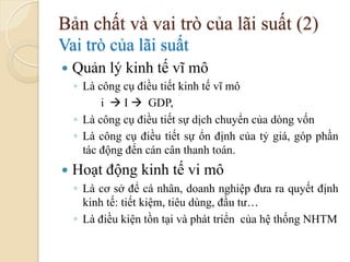Điểm nhấn chính sách lãi suất năm 2022