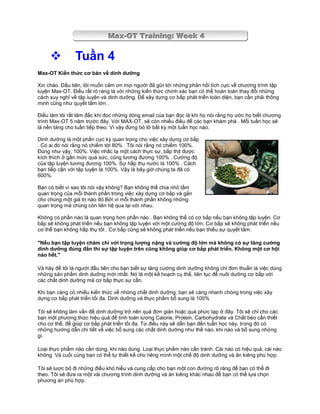 Max Ot Training.pdf Train program MAX OT | PDF