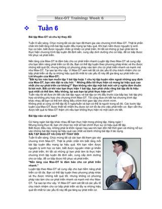 Max Ot Training.pdf Train program MAX OT | PDF