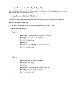 Max Ot Training.pdf Train program MAX OT | PDF