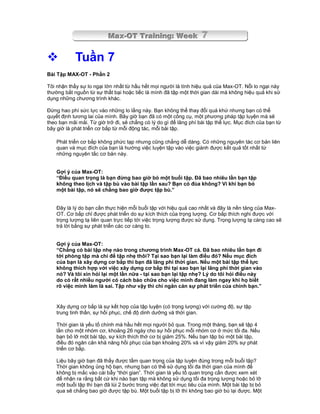 Max Ot Training.pdf Train program MAX OT | PDF