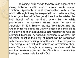 Held to immanency of Christ’s return – Papias and Barnabas were premillennial; no one clearly pre-trib; no one post-trib