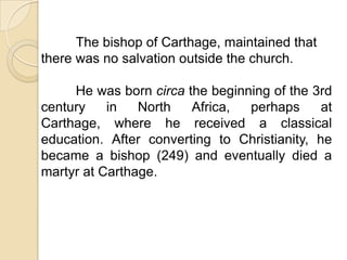 JUSTIN MARTYR (c. 100 - 165