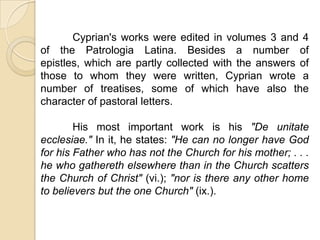 	Justin was born around 100 (both his birth and death dates are approximate) at FlaviaNeapolis (ancient Shechem, modern Nablus) in Samaria (the middle portion of Israel, between Galilee and Judea) of pagan Greek parents. He was brought up with a good education in rhetoric, poetry, and history. He studied various schools of philosophy in Alexandria and Ephesus , joining himself first to Stoicism, then Pythagoreanism, then Platonism, looking for answers to his questions. While at Ephesus, he was impressed by the steadfastness of the Christian martyrs, and by the personality of an aged Christian man whom he met by chance while walking on the seashore. This man spoke to him about Jesus as the fulfilment of the promises made through the Jewish prophets. Justin was overwhelmed. "Straightway a flame was kindled in my soul," he writes, "and a love of the prophets and those who are friends of Christ possessed me."