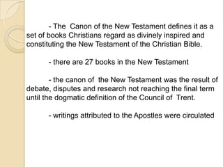Important details from A Handbook of Christian Faith, page 150	Roman ‘Emperor Cult” was a means of unifying the Roman Empire. Those who would not acknowledge the Emperor as divine were considered disloyal,  the Jews are exempted because of special status.	Rome refused to grant Christianity the same rights and privileges, and Christians were often persecuted and martyred.	October 312 – before entering a battle against Maxentius at Milvian Bridge outside Rome,  it is said that Constantine had a vision of Greek letters chi and rho, the first two letters name for Christ.  Constantine won the battle and thrown Maxentius into Tiber River.	Constantine issued the EDICT OF MILAN which gave Christianity as legal status in the empire