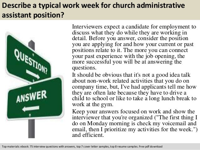free pdf download 3 describe a typical work week for church administrative assistant church administrative