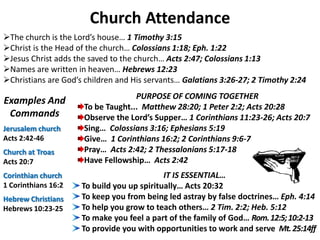 Church Attendance ,[object Object]
