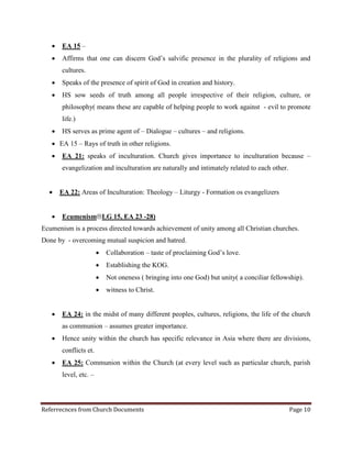 Church Documents - Rayan Lobo,SJ | PDF