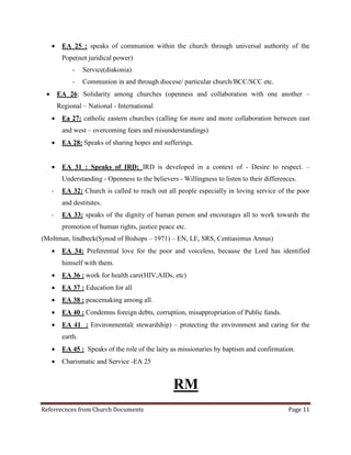 Church Documents - Rayan Lobo,SJ | PDF