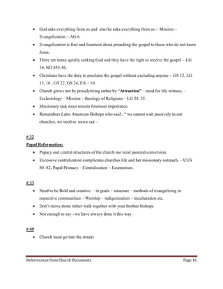 Church Documents - Rayan Lobo,SJ | PDF