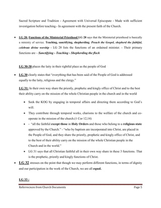 Church Documents - Rayan Lobo,SJ | PDF