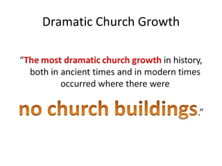 Dramatic Church Growth 