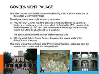 It is an elegant temple, notable for its sumptuous stone portal in the shape of a folding screen, richly carved in various stones