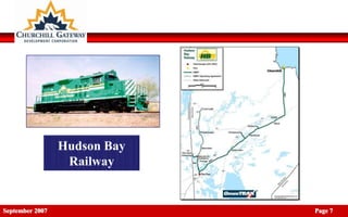 Hudson Bay
                  Railway


September 2007                Page 7
 