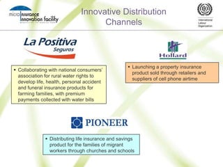 Overview of PresentationMicroinsurance stats and trendsExamples of innovationCommon mistakes