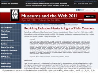 http://www.museumsandtheweb.com/mw2011/papers/rethinking_evaluation_metrics_in_light_of_flic
 