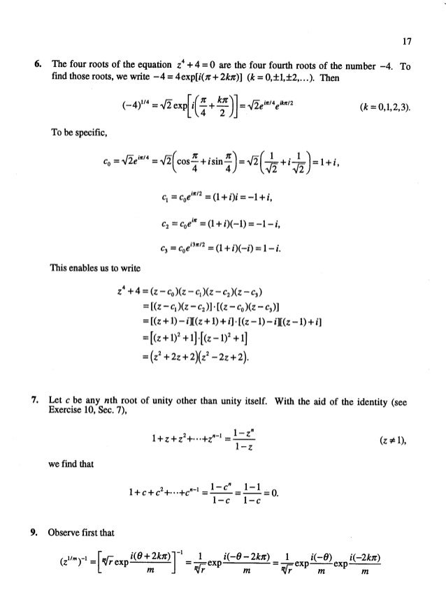 Solucionario Del Chrurchill Variable Compleja