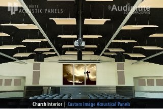 Church Interior | Custom Image Acoustical Panels
 