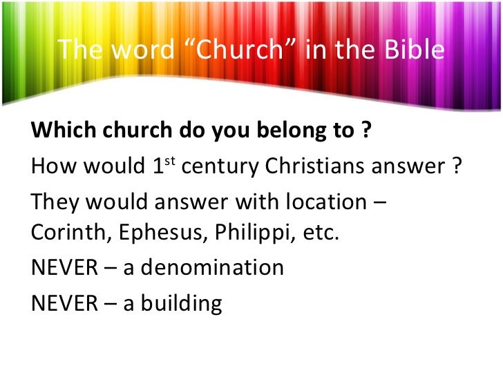 Church meaning