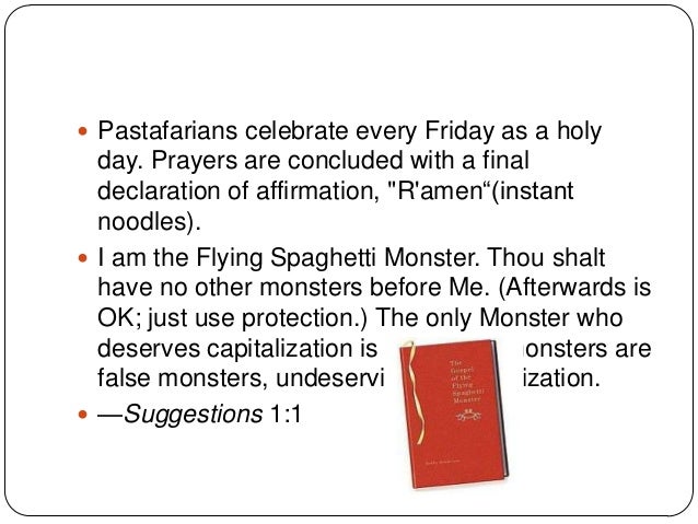 church of the flying spaghetti monster bible
