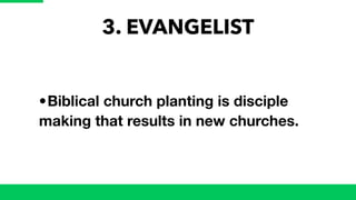 Church planting 6: changing roles | PDF