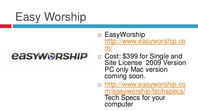 Easy Worship For Mac