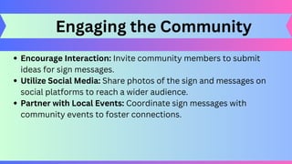 Community Message Sign