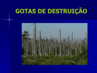 GOTAS DE DESTRUIÇÃO
 