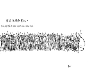 14
Hắn cứ thế đi mãi. Vượt qua rừng rậm
 