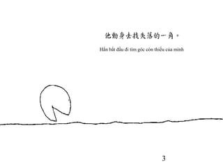 3
Hắn bắt đầu đi tìm góc còn thiếu của mình
 