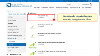 Tìm biểu mẫu tại phần tổng hợp
Hoặc kéo xuống phía dưới để tìm.
 