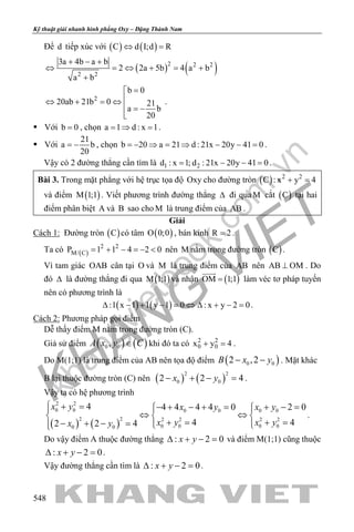 Chuyên đề oxy thầy đặng thành nam
