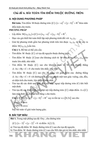 Chuyên đề oxy thầy đặng thành nam