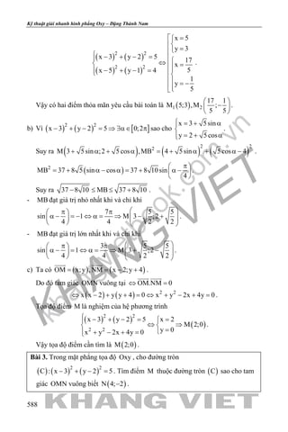 Chuyên đề oxy thầy đặng thành nam