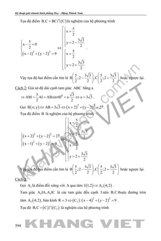 Chuyên đề oxy thầy đặng thành nam