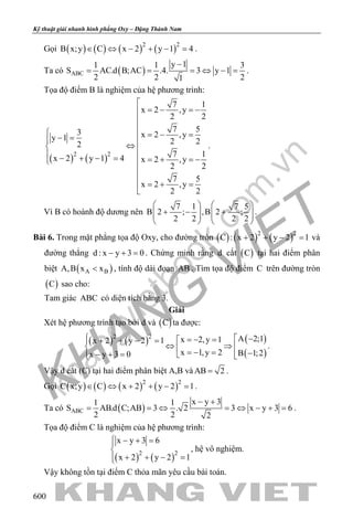 Chuyên đề oxy thầy đặng thành nam