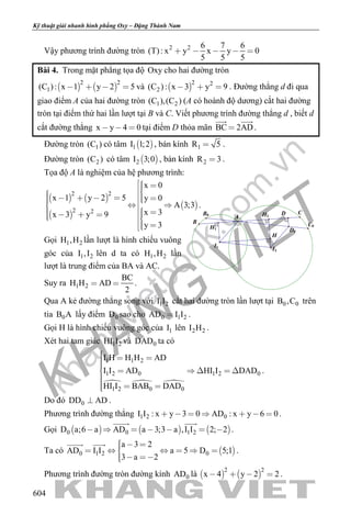 Chuyên đề oxy thầy đặng thành nam