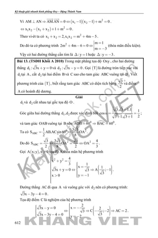 Chuyên đề oxy thầy đặng thành nam