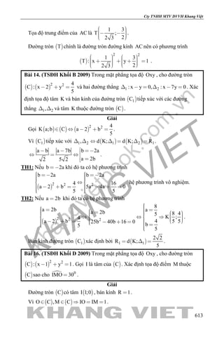 Chuyên đề oxy thầy đặng thành nam