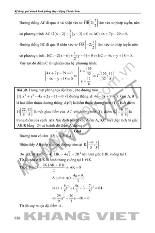 Chuyên đề oxy thầy đặng thành nam