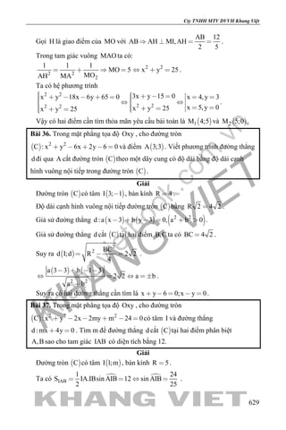 Chuyên đề oxy thầy đặng thành nam