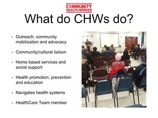 Community Health Workers (CHWs) | PPTX