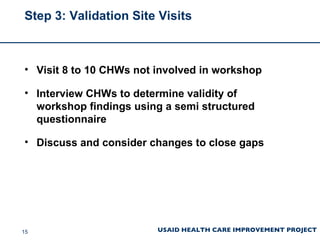 CHW Program Assessment and Improvement Matrix | PPT