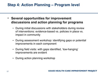 CHW Program Assessment and Improvement Matrix | PPT