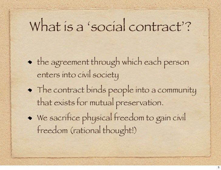 the social contract theory of rousseau