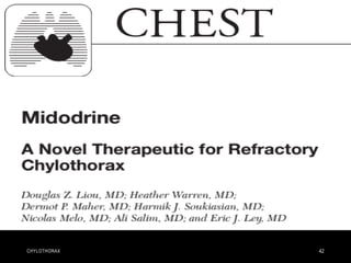 CHYLOTHORAX 42
 