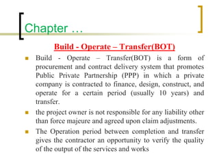 Bot Contract Method contract Management cchapter 1-6 of fourth year | PDF